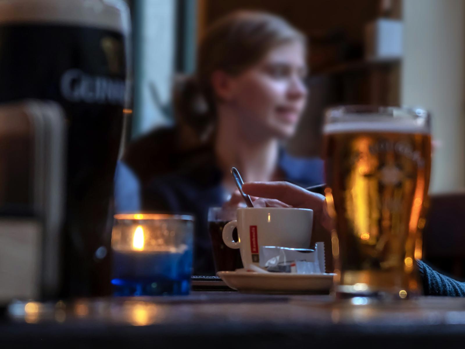 lady drinking