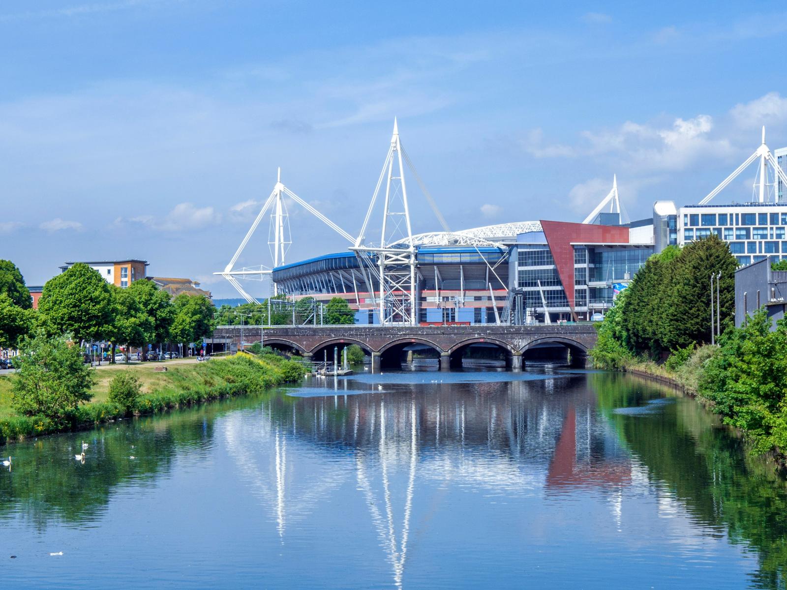Cardiff river