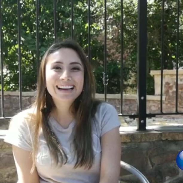 student Jennifer smiling
